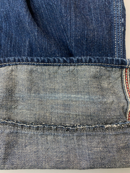 【中古品】【メンズ】 THE FLAT HEAD フラッドヘッド PAINTER DENIM PANTS PN-01 ペインターデニムパンツ ボトムス 156-260706-yn-08-min サイズ：30 カラー：インディゴ 万代Net店