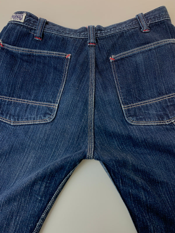 【中古品】【メンズ】 THE FLAT HEAD フラッドヘッド PAINTER DENIM PANTS PN-01 ペインターデニムパンツ ボトムス 156-260706-yn-08-min サイズ：30 カラー：インディゴ 万代Net店