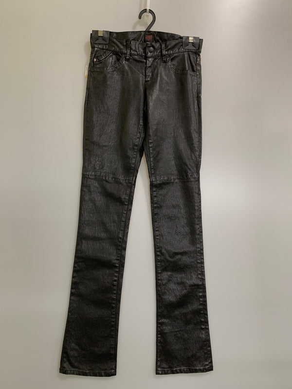 【現状渡し品】【メンズ】 GOLD SIGN ゴールドサイン LEATHER PANTS レザーパンツ メンズ ボトムス 156-260704-hu-26-min サイズ：25 カラー：ブラック 万代Net店