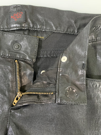 【現状渡し品】【メンズ】 GOLD SIGN ゴールドサイン LEATHER PANTS レザーパンツ メンズ ボトムス 156-260704-hu-26-min サイズ：25 カラー：ブラック 万代Net店