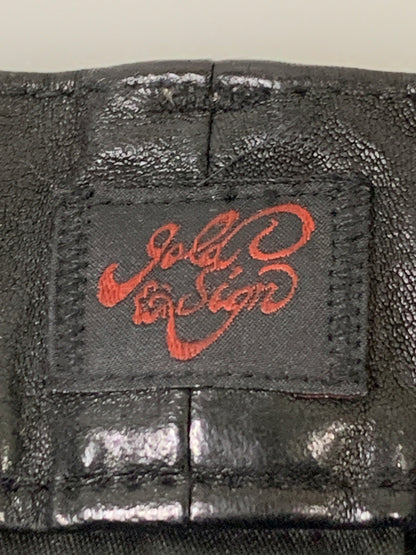 【現状渡し品】【メンズ】 GOLD SIGN ゴールドサイン LEATHER PANTS レザーパンツ メンズ ボトムス 156-260704-hu-26-min サイズ：25 カラー：ブラック 万代Net店