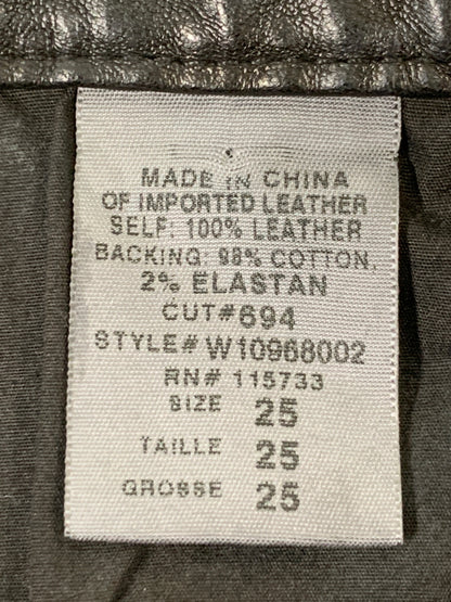 【現状渡し品】【メンズ】 GOLD SIGN ゴールドサイン LEATHER PANTS レザーパンツ メンズ ボトムス 156-260704-hu-26-min サイズ：25 カラー：ブラック 万代Net店