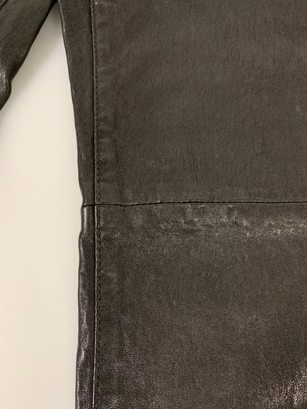 【現状渡し品】【メンズ】 GOLD SIGN ゴールドサイン LEATHER PANTS レザーパンツ メンズ ボトムス 156-260704-hu-26-min サイズ：25 カラー：ブラック 万代Net店