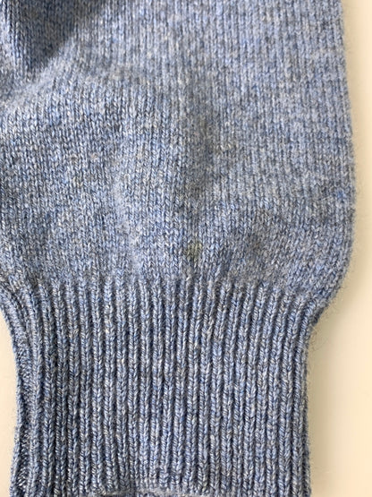 【中古品】【メンズ】 CORSINI コルシーニ 雪柄 カシミア ニット メンズ トップス ハーフジップ セーター 140-260731-em-67-min サイズ：50 カラー：ブルー系 万代Net店