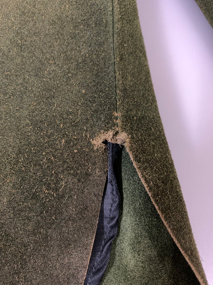 【現状渡し品】【メンズ】 GOO KAY ゴーケイ SUEDE LEATHER L/S SHIRT スエードレザー ロングスリーブシャツ 長袖 トップス 146-251106-kk-48-min サイズ：表記無し 下記参照 カラー：グリーン 万代Net店