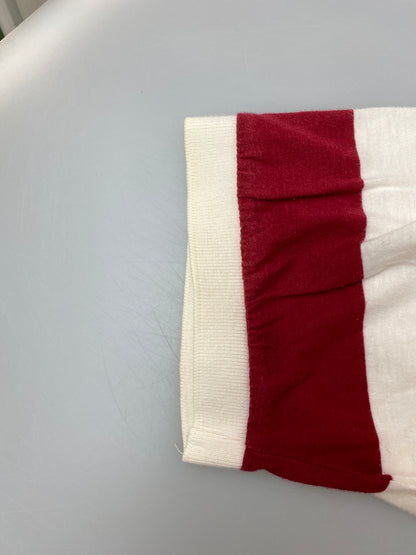 【中古品】【メンズ】 BONAPARTE ボナパルト 刺繍 BORDER POLO SHIRT ボーダー ポロシャツ トップス 146-260626-jt-15-min サイズ：L カラー：レッド/グレー/ホワイト 万代Net店