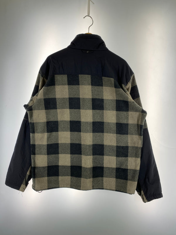 【中古品】【メンズ】 COLUMBIA コロンビア TITANIUM FLEECE JACKET チタニウム フリース ジャケット アウター 144-260922-hu-20-min サイズ：タグ破損のため不明 カラー：ブラック/グレー/ベージュ（チェック） 万代Net店