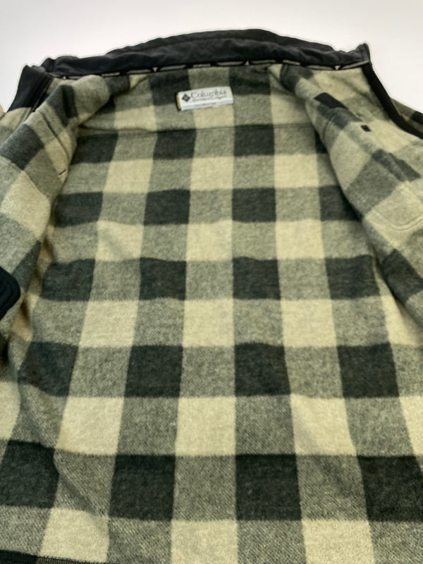 【中古品】【メンズ】 COLUMBIA コロンビア TITANIUM FLEECE JACKET チタニウム フリース ジャケット アウター 144-260922-hu-20-min サイズ：タグ破損のため不明 カラー：ブラック/グレー/ベージュ（チェック） 万代Net店