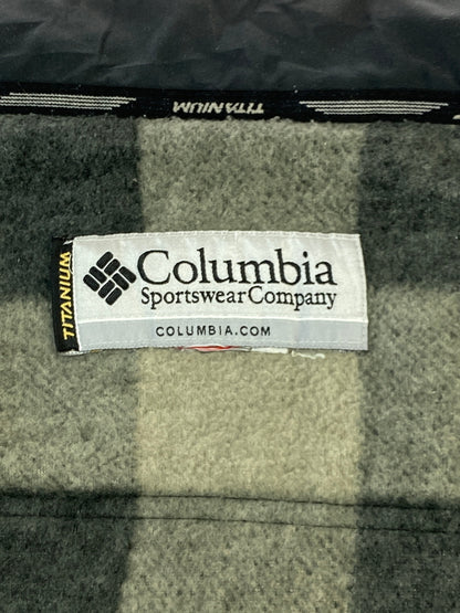 【中古品】【メンズ】 COLUMBIA コロンビア TITANIUM FLEECE JACKET チタニウム フリース ジャケット アウター 144-260922-hu-20-min サイズ：タグ破損のため不明 カラー：ブラック/グレー/ベージュ（チェック） 万代Net店