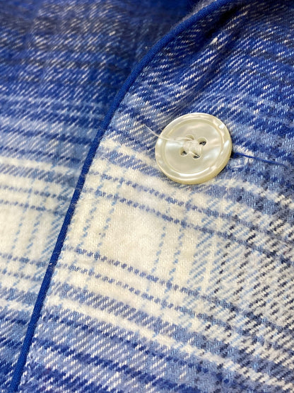 【中古品】【メンズ】 VINTAGE 60-70S OMBRE CHECK PAJAMA SHIRT オンブレ チェック パジャマ シャツ トップス 146-251025-cn-17-min サイズ：サイズ表記なし カラー：ブルー系/チェック柄 万代Net店