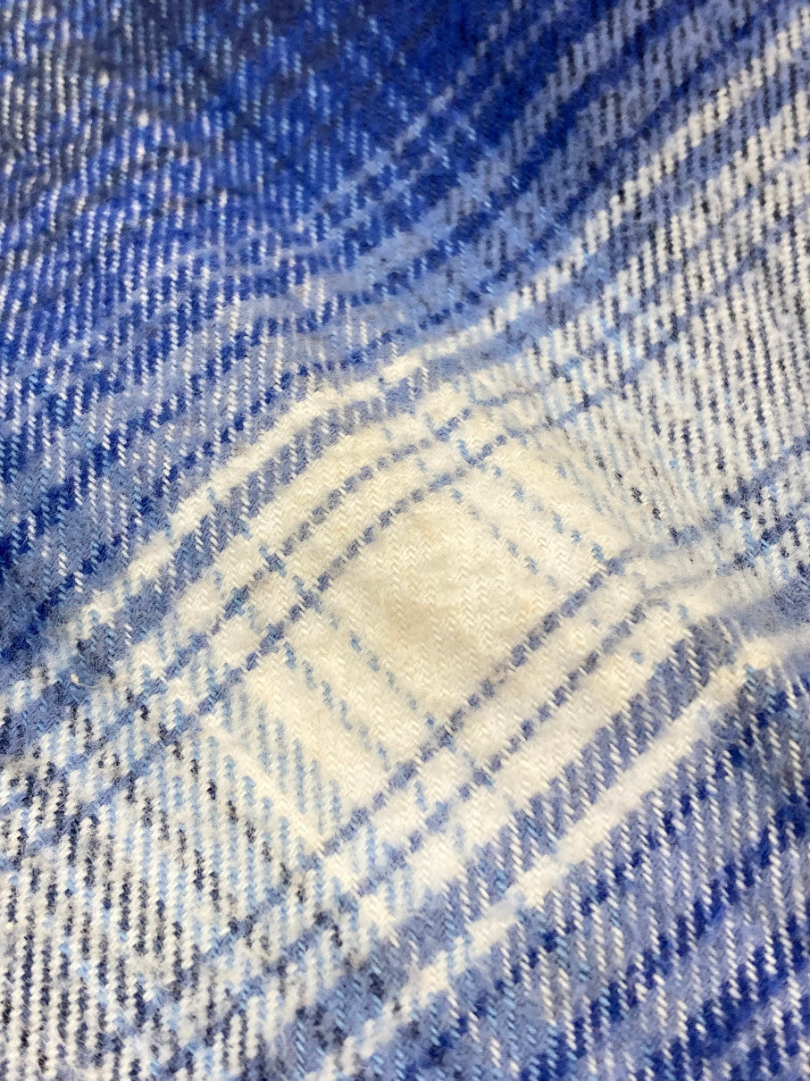【中古品】【メンズ】 VINTAGE 60-70S OMBRE CHECK PAJAMA SHIRT オンブレ チェック パジャマ シャツ トップス 146-251025-cn-17-min サイズ：サイズ表記なし カラー：ブルー系/チェック柄 万代Net店