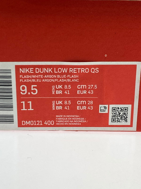 【未使用品】【メンズ】 NIKE ナイキ DUNK LOW RETRO QS DM0121-400 ダンク ロー レトロ クイックストライク スニーカー 靴 160-251027-kk-18-min カラー：FLASH/WHITE-ARGON BLUE-FLASH 万代Net店