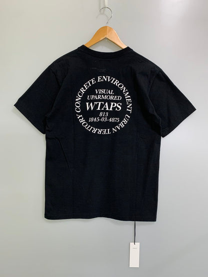 【中古品】【メンズ】 WTAPS ダブルタップス 22AW URBAN TRANSITION TEE 222PCDT-ST04S アーバン トランジション Tシャツ 半袖 トップス 142-251106-kk-51-min サイズ：02 カラー：ブラック 万代Net店