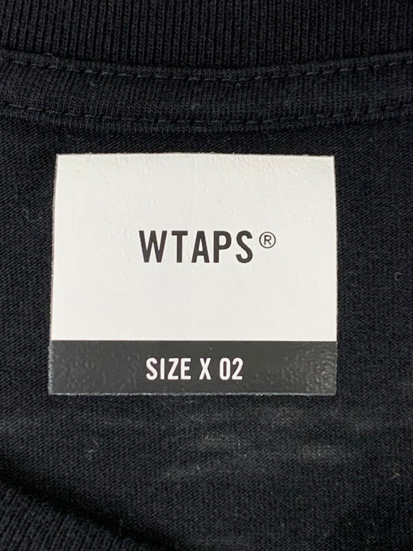 【中古品】【メンズ】 WTAPS ダブルタップス 22AW URBAN TRANSITION TEE 222PCDT-ST04S アーバン トランジション Tシャツ 半袖 トップス 142-251106-kk-51-min サイズ：02 カラー：ブラック 万代Net店