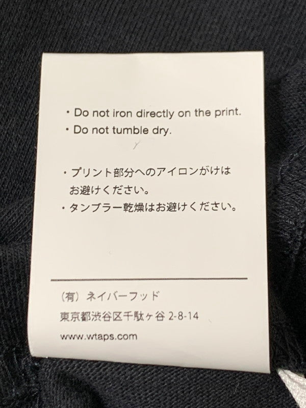 【中古品】【メンズ】 WTAPS ダブルタップス 21AW WTVUA S/S TEE 212PCDT-ST02S ショートスリーブ ロゴ Tシャツ 半袖 トップス 142-251027-kk-37-min サイズ：02 カラー：ブラック 万代Net店