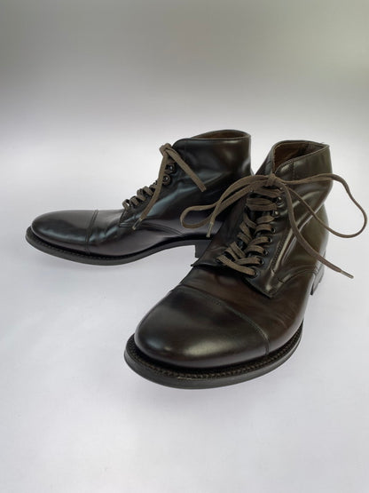 【中古品】【メンズ】 GREEN GEORGE グリーンジョージ ガラス レザー 4088 シューズ 靴 164-251106-jt-09-min サイズ：8 カラー：ダークブラウン 万代Net店
