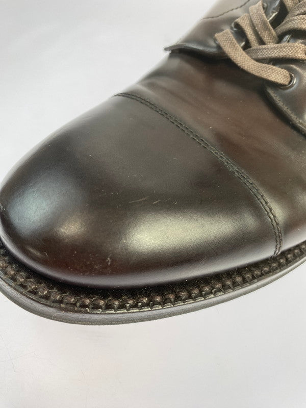 【中古品】【メンズ】 GREEN GEORGE グリーンジョージ ガラス レザー 4088 シューズ 靴 164-251106-jt-09-min サイズ：8 カラー：ダークブラウン 万代Net店