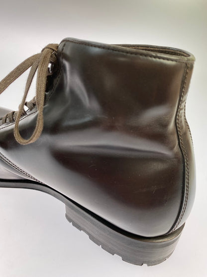【中古品】【メンズ】 GREEN GEORGE グリーンジョージ ガラス レザー 4088 シューズ 靴 164-251106-jt-09-min サイズ：8 カラー：ダークブラウン 万代Net店