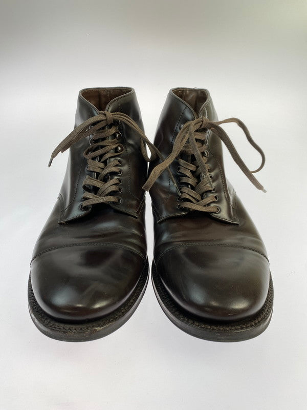 【中古品】【メンズ】 GREEN GEORGE グリーンジョージ ガラス レザー 4088 シューズ 靴 164-251106-jt-09-min サイズ：8 カラー：ダークブラウン 万代Net店