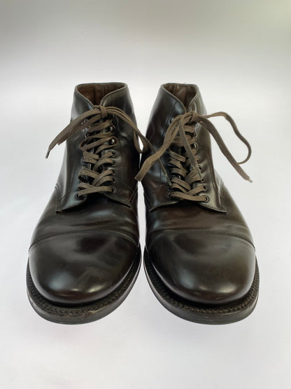 【中古品】【メンズ】 GREEN GEORGE グリーンジョージ ガラス レザー 4088 シューズ 靴 164-251106-jt-09-min サイズ：8 カラー：ダークブラウン 万代Net店