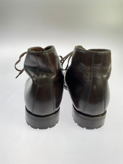 【中古品】【メンズ】 GREEN GEORGE グリーンジョージ ガラス レザー 4088 シューズ 靴 164-251106-jt-09-min サイズ：8 カラー：ダークブラウン 万代Net店