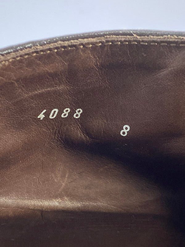 【中古品】【メンズ】 GREEN GEORGE グリーンジョージ ガラス レザー 4088 シューズ 靴 164-251106-jt-09-min サイズ：8 カラー：ダークブラウン 万代Net店