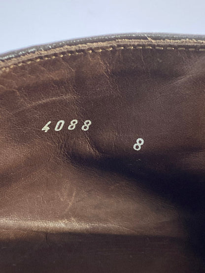 【中古品】【メンズ】 GREEN GEORGE グリーンジョージ ガラス レザー 4088 シューズ 靴 164-251106-jt-09-min サイズ：8 カラー：ダークブラウン 万代Net店