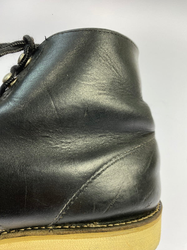 【中古品】【メンズ】 RED WING レッドウィング 刺繍羽 6-INCH CLASSIC ROUND 8165 6インチ クラシック ラウンド ブーツ 靴 164-251106-jt-05-min カラー：ブラック 万代Net店