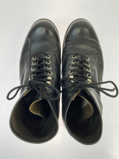 【中古品】【メンズ】 RED WING レッドウィング 刺繍羽 6-INCH CLASSIC ROUND 8165 6インチ クラシック ラウンド ブーツ 靴 164-251106-jt-05-min カラー：ブラック 万代Net店