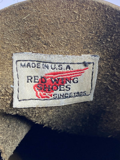 【中古品】【メンズ】 RED WING レッドウィング 刺繍羽 6-INCH CLASSIC ROUND 8165 6インチ クラシック ラウンド ブーツ 靴 164-251106-jt-05-min カラー：ブラック 万代Net店