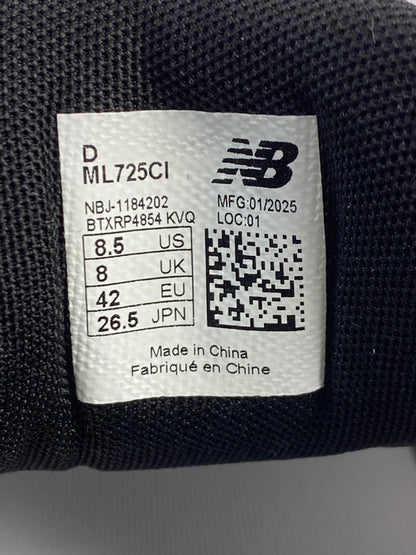 【未使用品】【メンズ】 NEW BALANCE ニューバランス ML725CI ローカット スニーカー 靴 162-251030-kk-58-min カラー：WHITE TEAM ROYAL SILVER METALLIC 万代Net店