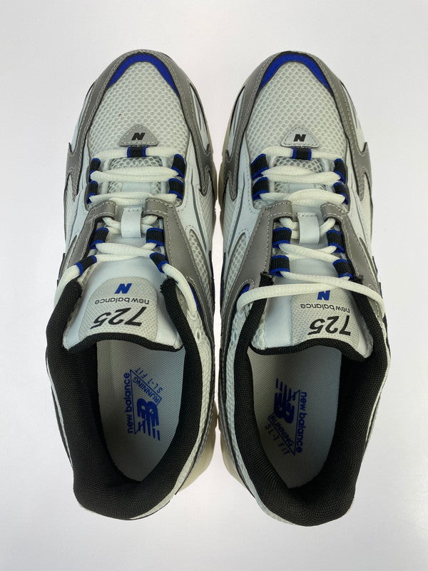 【中古美品】【メンズ】 NEW BALANCE ニューバランス ML725CI ローカット スニーカー 靴 162-251030-kk-57-min カラー：WHITE TEAM ROYAL SILVER METALLIC 万代Net店