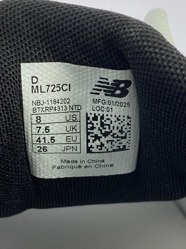 【中古美品】【メンズ】 NEW BALANCE ニューバランス ML725CI ローカット スニーカー 靴 162-251030-kk-57-min カラー：WHITE TEAM ROYAL SILVER METALLIC 万代Net店
