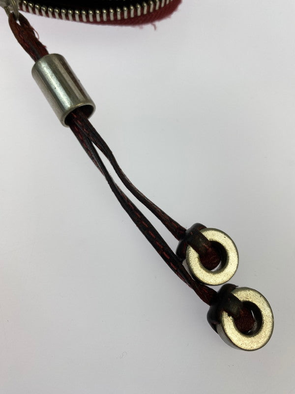 【現状渡し品】【レディース】 JIMMY CHOO ジミーチュウ 142FILIPA.CST スタッズ ラウンドファスナー長財布 ロングウォレット 181-251108-AS-25-min カラー：レッド 万代Net店