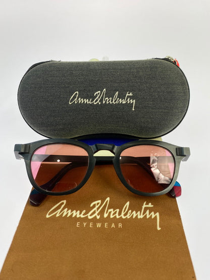 【中古品】【メンズ】 ANNE＆VALENTIN アンバレンタイン CONCEPT ON THE ROCK 1529 コンセプト オンザロック サングラス アイウェア アクセサリー 203-251027-kk-06-min サイズ：表記無し 下記参照 カラー：ブラック 万代Net店