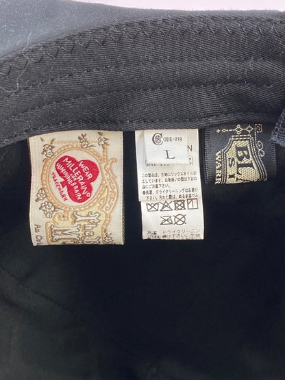 【中古品】【メンズ】 BLACK SIGN ブラックサイン OILED COTTON SWINDLER HAT オイルドコットン・スウィンドラーハット 帽子 185-251027-kk-15-min サイズ：L カラー：ブラック 万代Net店