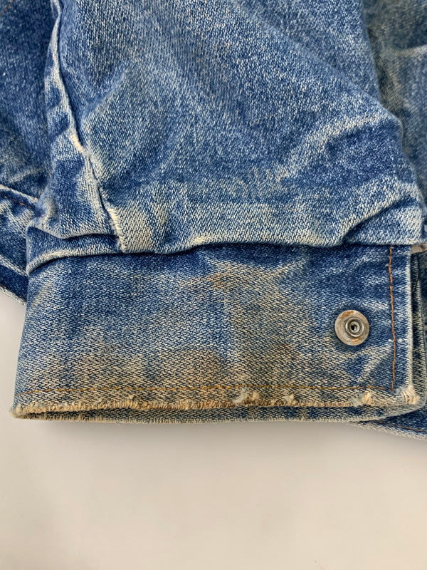 【現状渡し品】【メンズ】 Wrangler ラングラー 80's DENIM RANCH JACKET VINTAGE 80年代 デニム ランチジャケット アウター ヴィンテージ 146-251027-kk-39-min サイズ：表記消え 下記参照 カラー：インディゴ 万代Net店