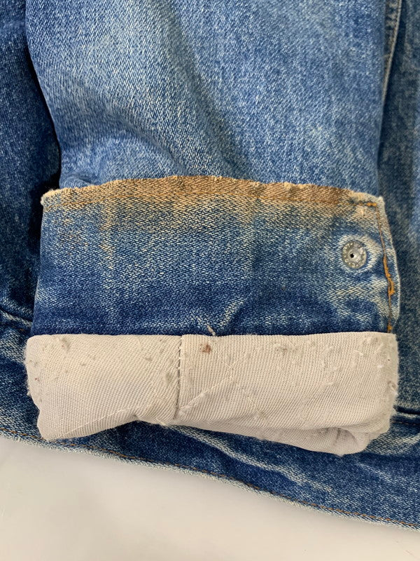 【現状渡し品】【メンズ】 Wrangler ラングラー 80's DENIM RANCH JACKET VINTAGE 80年代 デニム ランチジャケット アウター ヴィンテージ 146-251027-kk-39-min サイズ：表記消え 下記参照 カラー：インディゴ 万代Net店