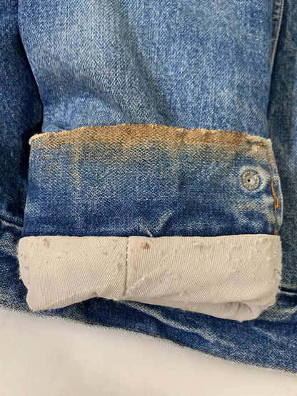 【現状渡し品】【メンズ】 Wrangler ラングラー 80's DENIM RANCH JACKET VINTAGE 80年代 デニム ランチジャケット アウター ヴィンテージ 146-251027-kk-39-min サイズ：表記消え 下記参照 カラー：インディゴ 万代Net店