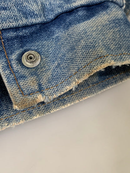 【現状渡し品】【メンズ】 Wrangler ラングラー 80's DENIM RANCH JACKET VINTAGE 80年代 デニム ランチジャケット アウター ヴィンテージ 146-251027-kk-39-min サイズ：表記消え 下記参照 カラー：インディゴ 万代Net店