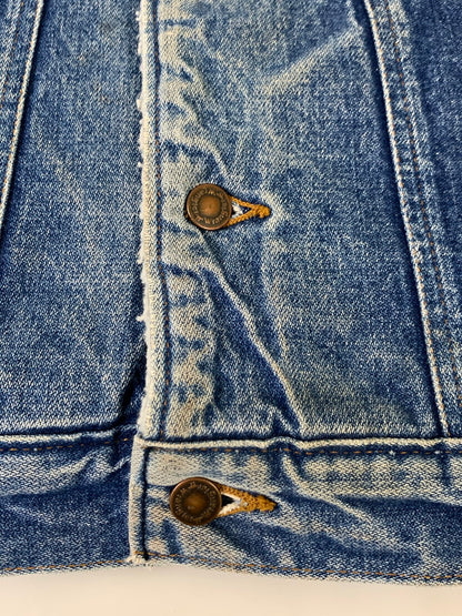 【現状渡し品】【メンズ】 Wrangler ラングラー 80's DENIM RANCH JACKET VINTAGE 80年代 デニム ランチジャケット アウター ヴィンテージ 146-251027-kk-39-min サイズ：表記消え 下記参照 カラー：インディゴ 万代Net店