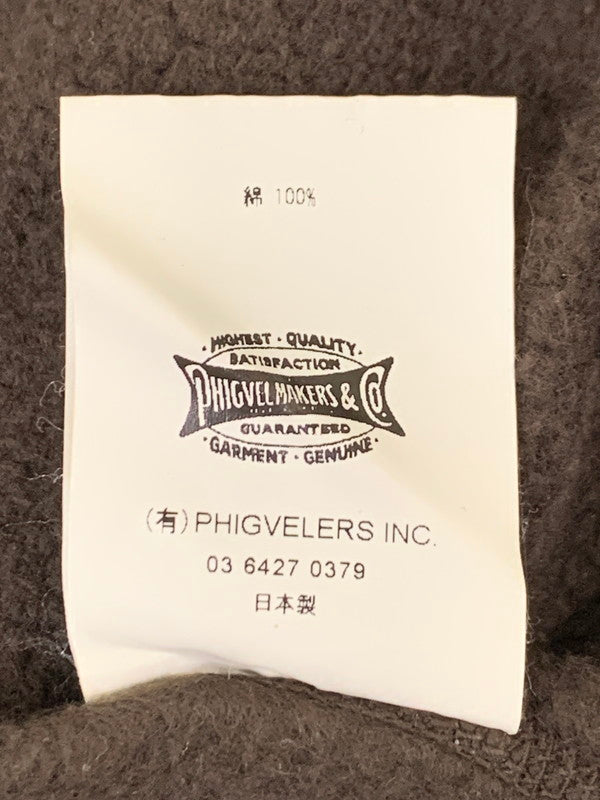 【中古品】【メンズ】 PHIGVEL フィグベル 21SS ATHLETIC HOODED SWEAT PMAL-CL-02 アスレチック フーデッドスウェット トップス プルオーバーパーカー フーディー 140-251106-kk-56-min サイズ：40/3 カラー：ブラウン 万代Net店