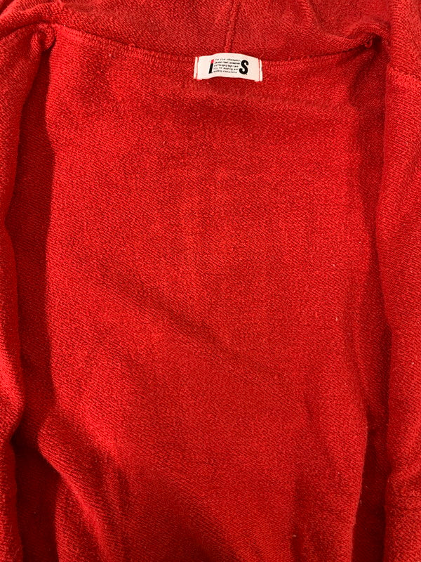 【中古品】【メンズ】 ISSEY MIYAKE イッセイミヤケ 80's I.S. LOGO ZIP HOODIE RY35018 VINTAGE 80年代 I.S. ロゴ ジップフーディー トップス パーカー ヴィンテージ 140-251027-kk-40-min サイズ：9 カラー：レッド 万代Net店