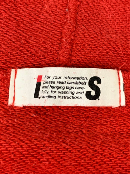 【中古品】【メンズ】 ISSEY MIYAKE イッセイミヤケ 80's I.S. LOGO ZIP HOODIE RY35018 VINTAGE 80年代 I.S. ロゴ ジップフーディー トップス パーカー ヴィンテージ 140-251027-kk-40-min サイズ：9 カラー：レッド 万代Net店