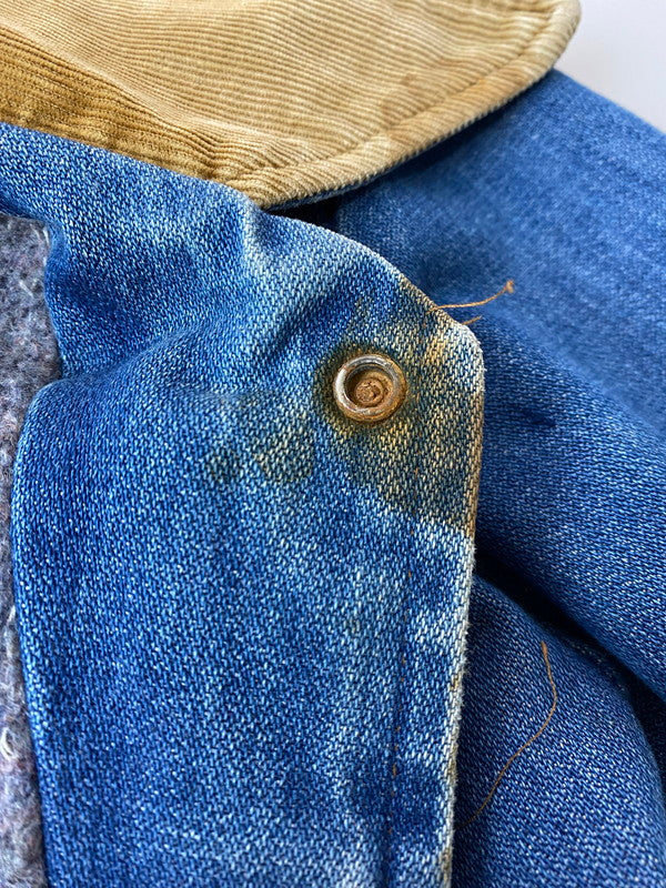 【現状渡し品】【メンズ】 Wrangler ラングラー DENIM JACKET JL720NV 80'S デニム ジャケット 80年代 ヴィンテージ メンズ アウター Gジャン ワークジャケット 146-251109-em-28-min カラー：インディゴブルー 万代Net店