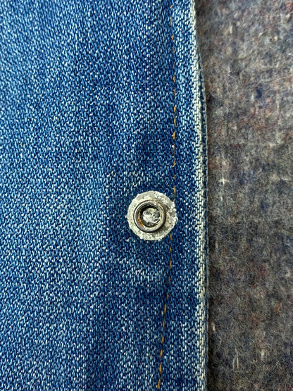 【現状渡し品】【メンズ】 Wrangler ラングラー DENIM JACKET JL720NV 80'S デニム ジャケット 80年代 ヴィンテージ メンズ アウター Gジャン ワークジャケット 146-251109-em-28-min カラー：インディゴブルー 万代Net店