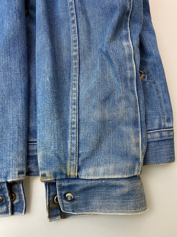 【現状渡し品】【メンズ】 Wrangler ラングラー DENIM JACKET JL720NV 80'S デニム ジャケット 80年代 ヴィンテージ メンズ アウター Gジャン ワークジャケット 146-251109-em-28-min カラー：インディゴブルー 万代Net店