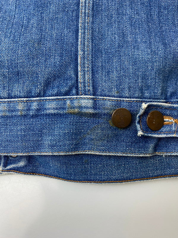 【現状渡し品】【メンズ】 Wrangler ラングラー DENIM JACKET JL720NV 80'S デニム ジャケット 80年代 ヴィンテージ メンズ アウター Gジャン ワークジャケット 146-251109-em-28-min カラー：インディゴブルー 万代Net店