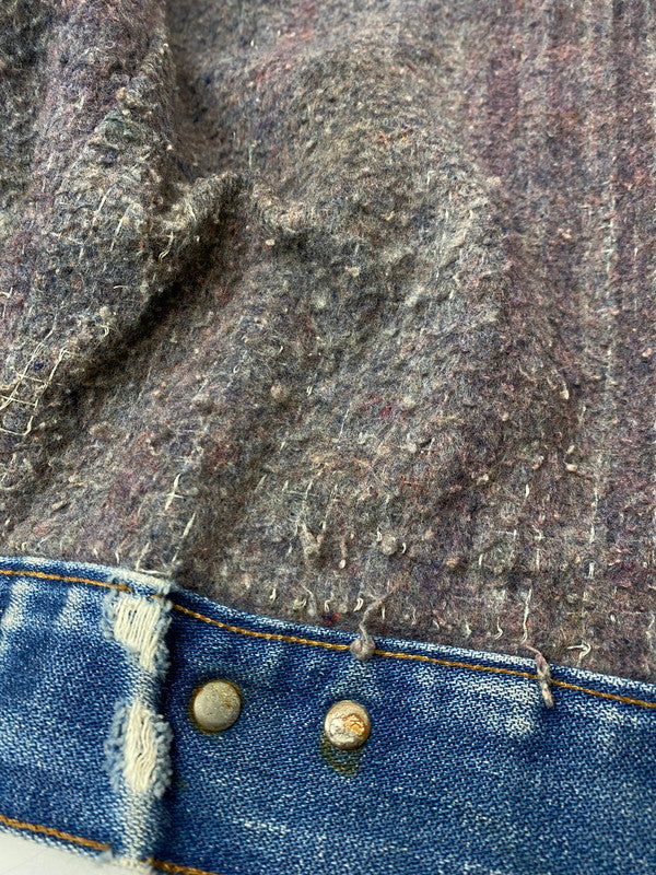 【現状渡し品】【メンズ】 Wrangler ラングラー DENIM JACKET JL720NV 80'S デニム ジャケット 80年代 ヴィンテージ メンズ アウター Gジャン ワークジャケット 146-251109-em-28-min カラー：インディゴブルー 万代Net店