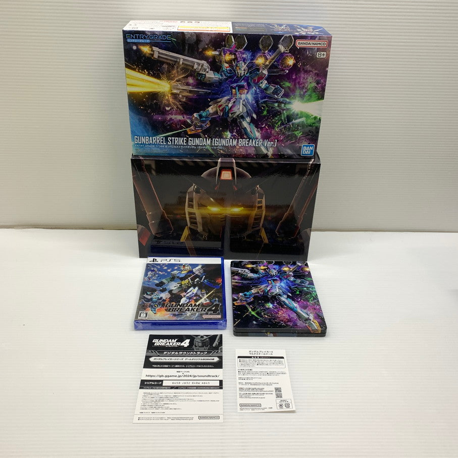 【中古美品】 PlayStation5 ゲームソフト ガンダムブレイカー４ コレクターズエディション PS5 026-251206-cn-1-min 万代Net店